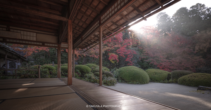 京都府の絶景 詩仙堂の紅葉