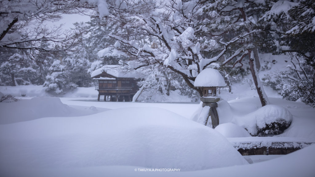 石川県の絶景 兼六園の雪景色撮影スポット1