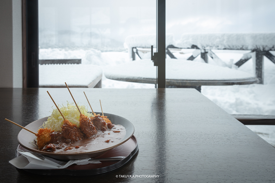 京都府の絶景 天橋立 飛龍観の雪景色