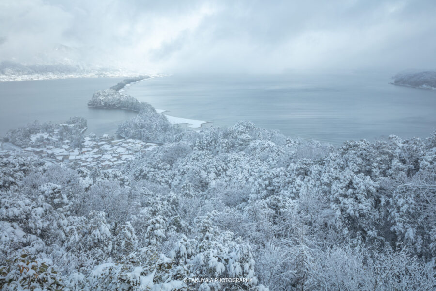 京都府の絶景】天橋立 飛龍観の雪景色撮影記ー海から現れた