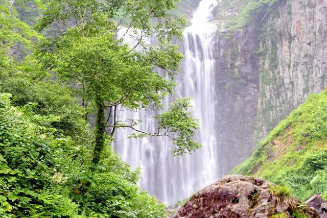 北海道の絶景 賀老の滝