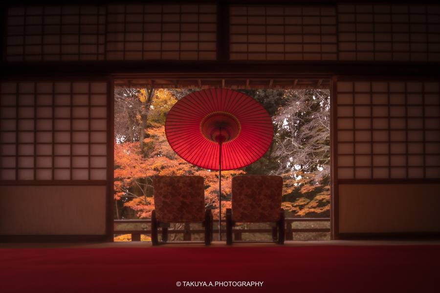 滋賀県の絶景 圓満院の紅葉