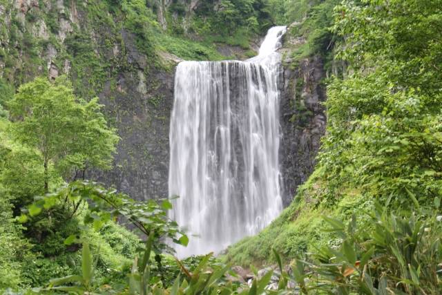 北海道の絶景 賀老の滝
